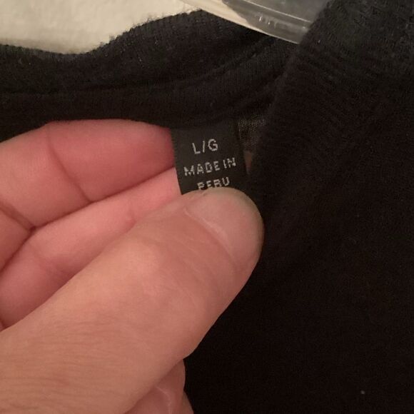 ATM ANTHONY THOMAS MELILLO SIZE LARGE BLACK LONG SLEEVE MODAL MAXI DRESS - Picture 8 of 9